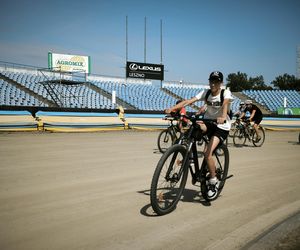 Rowerowa stolica Polski na stadionie 