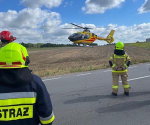 śmigłowiec lpr i straż pożarna