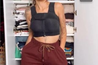 Maja Hyży tańcuje przed obiektywem w samym staniku. Pokazała, jak wygląda po operacji