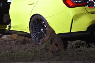 Wypożyczył auto za 500 tysięcy złotych i rozbił je na torowisku. 29-latek trafił do szpitala