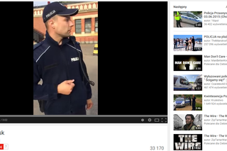 Policjanci w Gdańsku [WIDEO]: Nagrał mundurowego w akcji, ale to z niego śmieje się internet