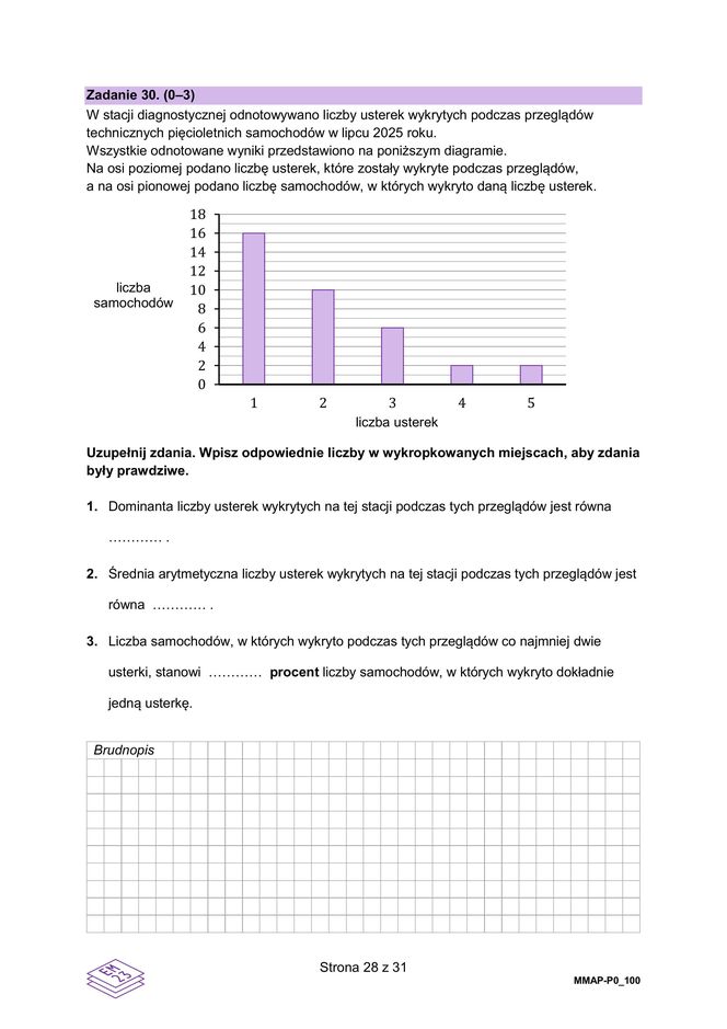 Matura poprawkowa  MATEMATYKA 2025- FORMUŁA 2023
