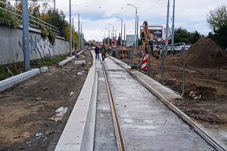 Tramwaje jednak nie pojadą 1 listopada. Kolejny poślizg na ul. Kolumba