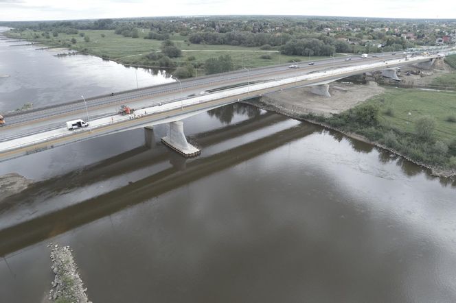 Budowa mostu w Sandomierzu. Wiosna 2025