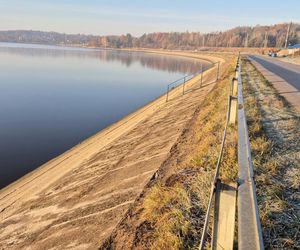 Poziom wody w zalewie brodzkim obniżony. To może mieć wpływ na ekosystem