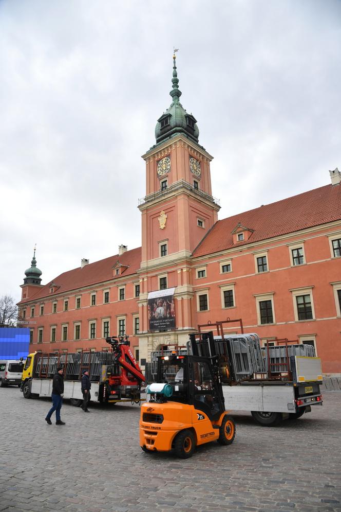 Przygotowania do wizyty Wołodymyra Zełenskiego w Warszawie