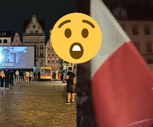 Tylko świnie siedzą w kinie. Protest na Rynku we Wrocławiu