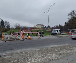 ulica Akademicka w remoncie