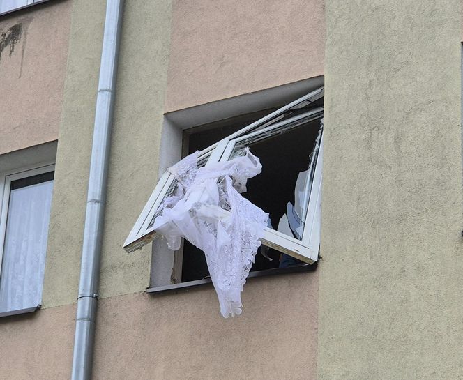 Pisz. Wybuch gazu w bloku