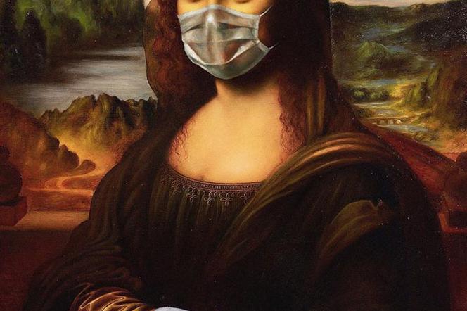Mona Lisa a`la koronawirus 