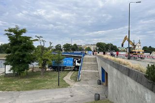 Remont mostu Grunwaldzkiego w Krakowie