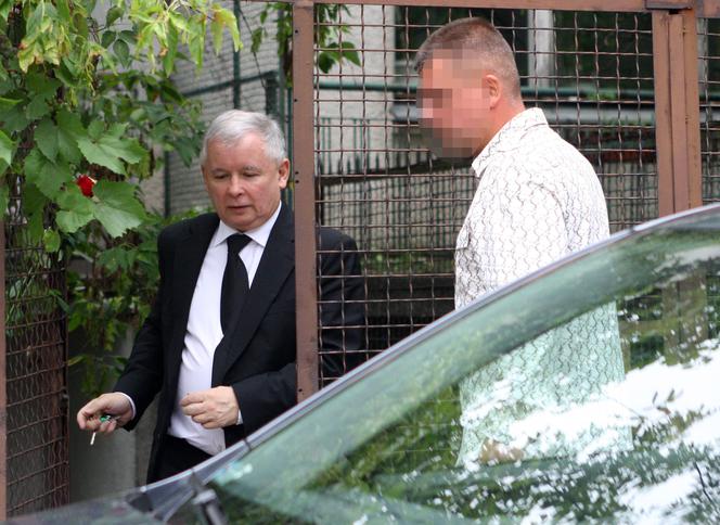 Kaczyński ucierpiał przez wichurę