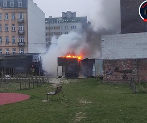 Pożar bazaru Różyckiego. To kolejny raz w ostatnich miesiącach