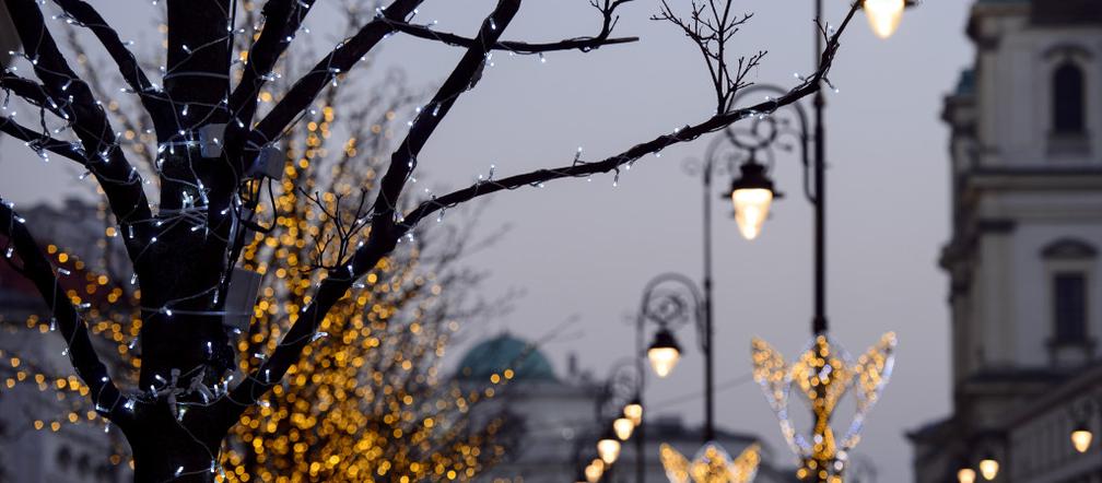 Świąteczna iluminacja Warszawy 2016/2017