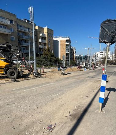 Remont na al. Powstańców Wielkopolskich