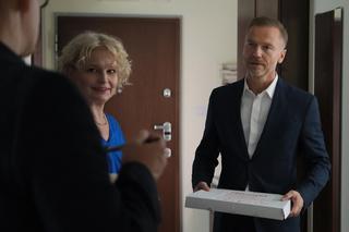 	M jak miłość odc. 1779. Andrzej Budzyński (Krystian Wieczorek), Marta (Dominika Ostałowska), Jacek Milecki (Robert Gonera)