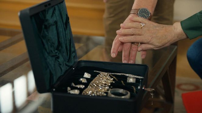 Barwy szczęścia, odcinek 3173. Józefina (Elżbieta Jarosik), Andrzej (Leon Charewicz)