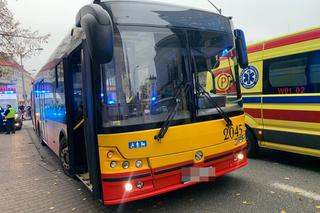 Dantejskie w autobusie. Kilkoro dzieci rannych po gwałtownym hamowaniu