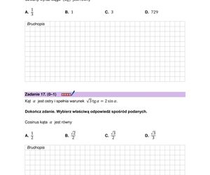 Arkusz maturalny - matura z matematyki 2025