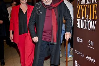 Globisz trafił do szpitala, walczył o zdrowie. Po długiej nieobecności pojawił się na premierze filmu Prawdziwe życie aniołów