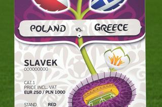 Prezentacja biletów na Euro 2012
