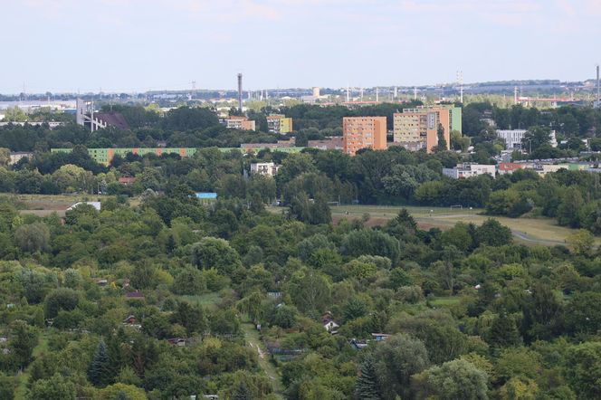 Panorama Lublina z najwyższego punktu widokowego w mieście - Wieży Trynitarskiej