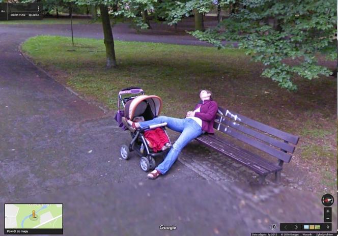 Dziwne zdjęcia z Google Street View w Polsce