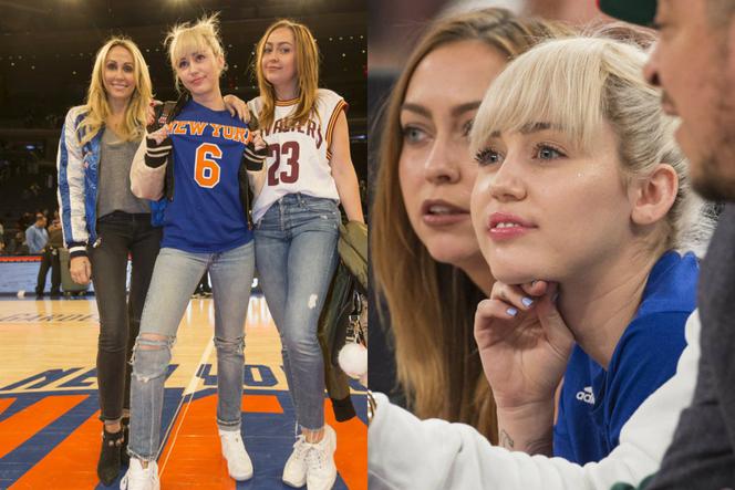 Miley Cyrus z blond grzywką