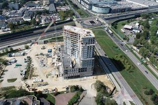 Budowa wieżowców Sky Trust przy Solidarności w Kielcach - wrzesień 2024