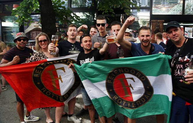 Wielkie zamieszki z kibicami Feyenoordu Rotterdam i AS Roma