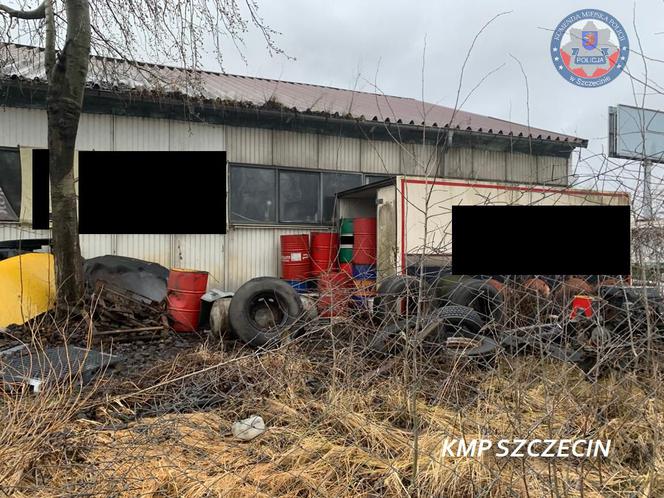 Nielegalne składowisko śmieci