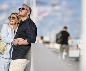 Zakochani Katarzyna Niezgoda i Paweł Markiewicz razem nad morzem. Wystąpili w Afryka Express