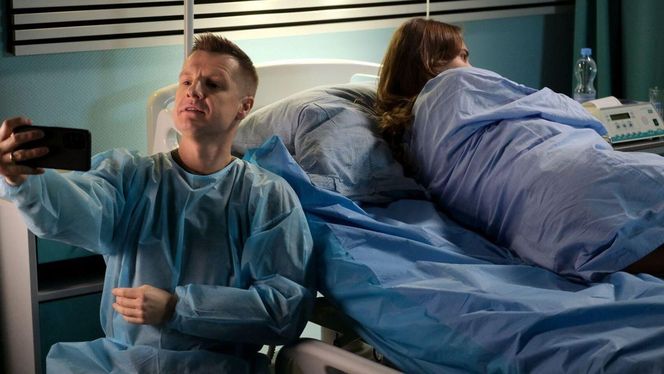 	M jak miłość odc. 1866. Franka (Dominika Kachlik), Paweł (Rafał Mroczek)