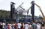 Tomorrowland 2025 ruszył! W tle nowej sceny widoczna ta spalona.  Absolutnie niesamowite