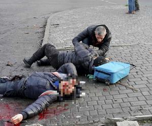 Ukraina. Ostrzał Chersonia 24 grudnia