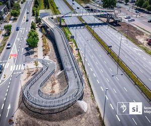 Nowa kładka nad ul. Struga