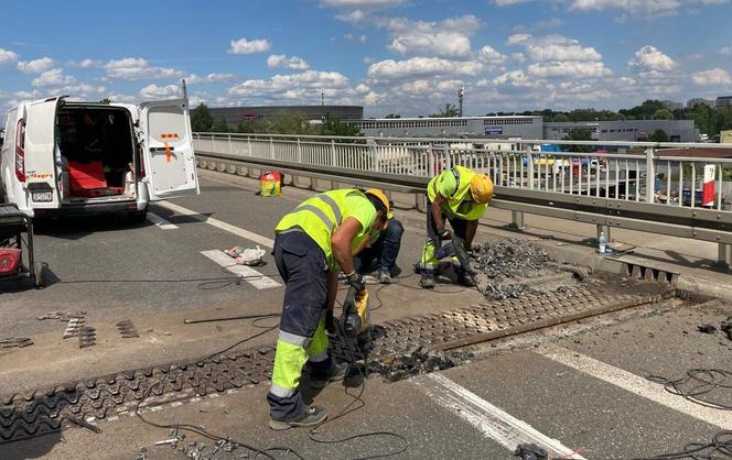 Remont mostu na autostradowej obwodnicy Wrocławia - A4