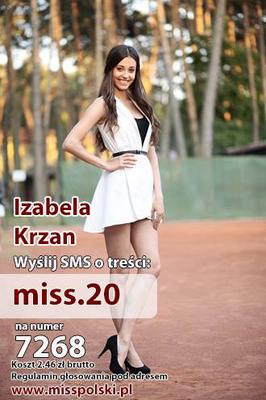 Wybory miss polski 2014 Izabela Krzan