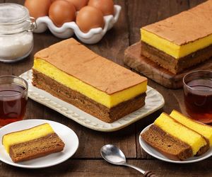 Dwie warstwy i dwa smaki, czyli Popis Teścia. To wyborne ciasto upiecze każdy mężczyzna 