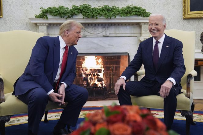 Trump przyjechał do Białego Domu! Plotki o Bidenie szaleją