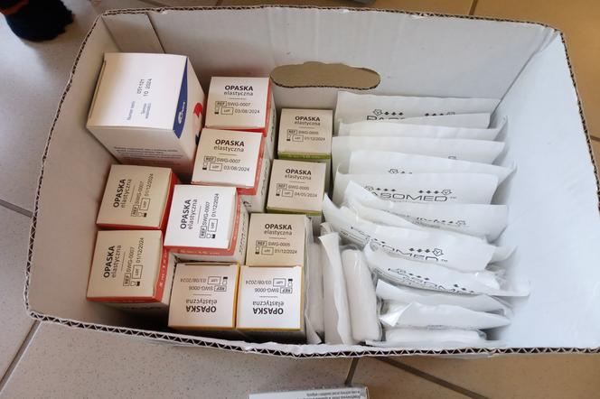 Zbierają produkty medyczne dla rannych żołnierzy i cywili z Ukrainy