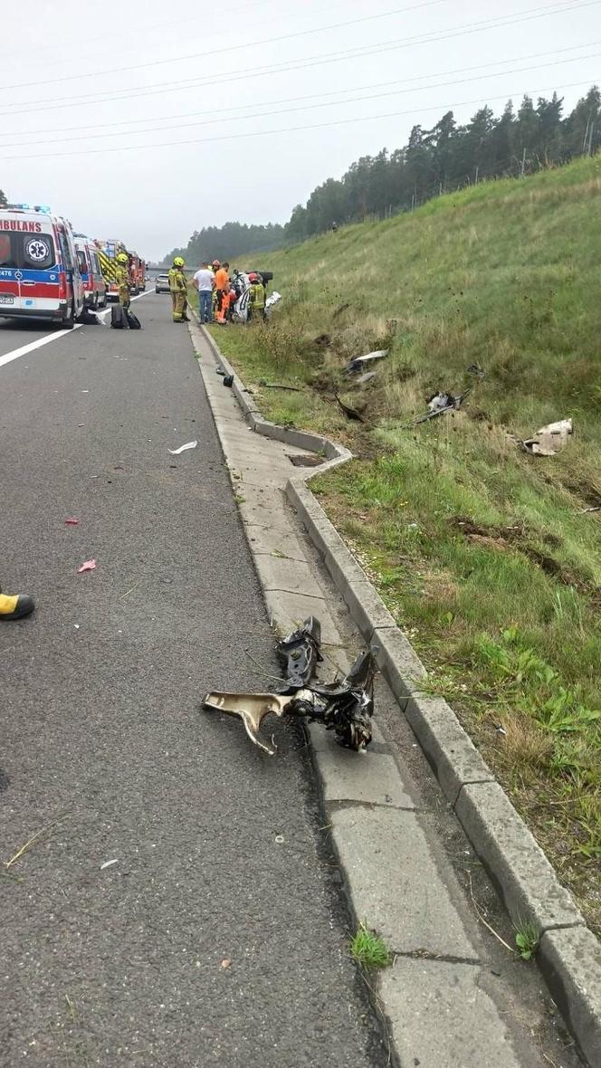 Groźny wypadek na A1 w Rybniku 