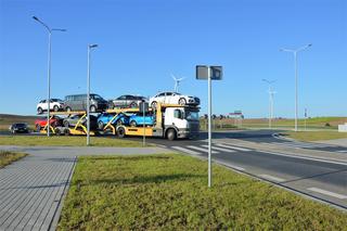 Oddanie ronda na DK 15 w Rożentalu pod Lubawą