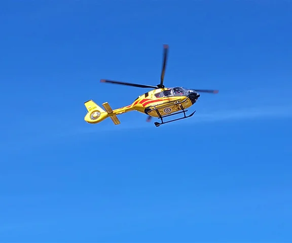 Dramatyczny poranek na S3. Śmigłowiec zabrał ranne dziecko