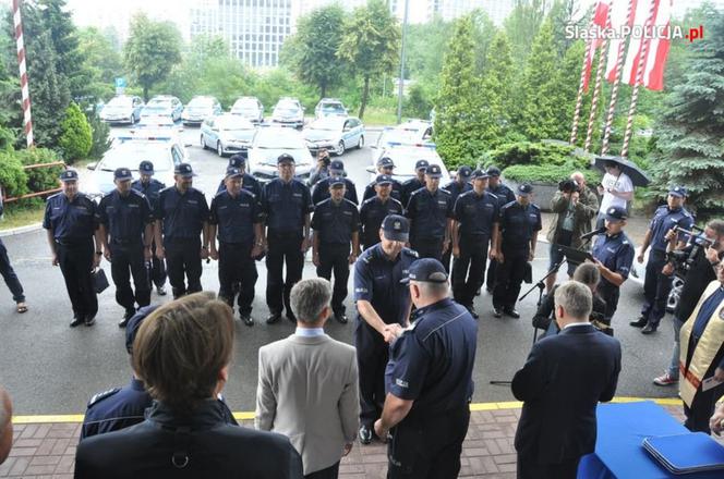 Śląska policja w hybrydowych radiowozach