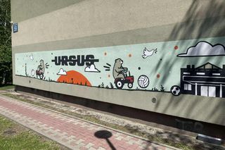 Nowy mural na Ursusie