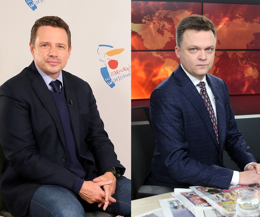 Rafał Trzaskowski i Szymon Hołownia