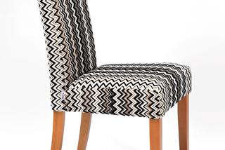 Krzesło w zygzaki w stylu retro
