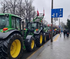 Protest rolników w Poznaniu