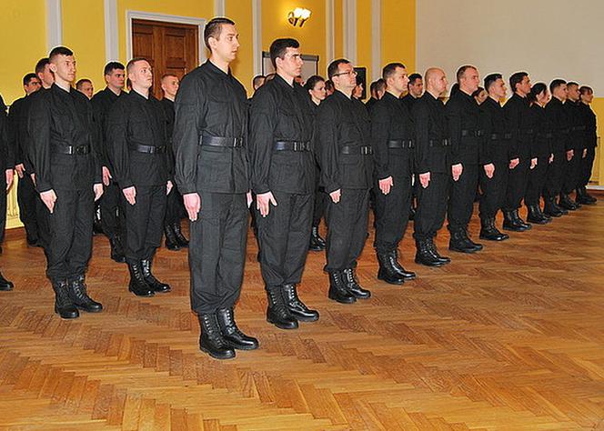 Ślubowanie policjantów